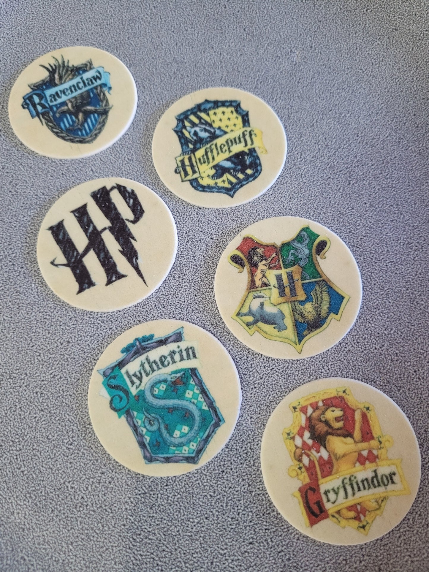 Harry Potter Toppers 6pcs Edible Cake Decorations