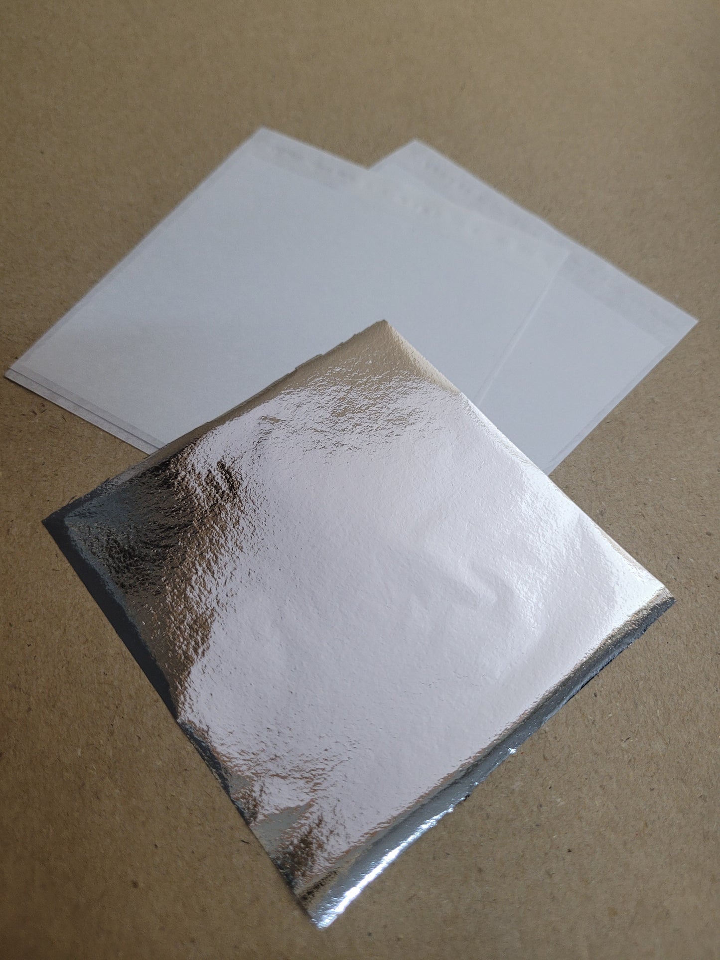 Silver Foil Sheet 3pcs