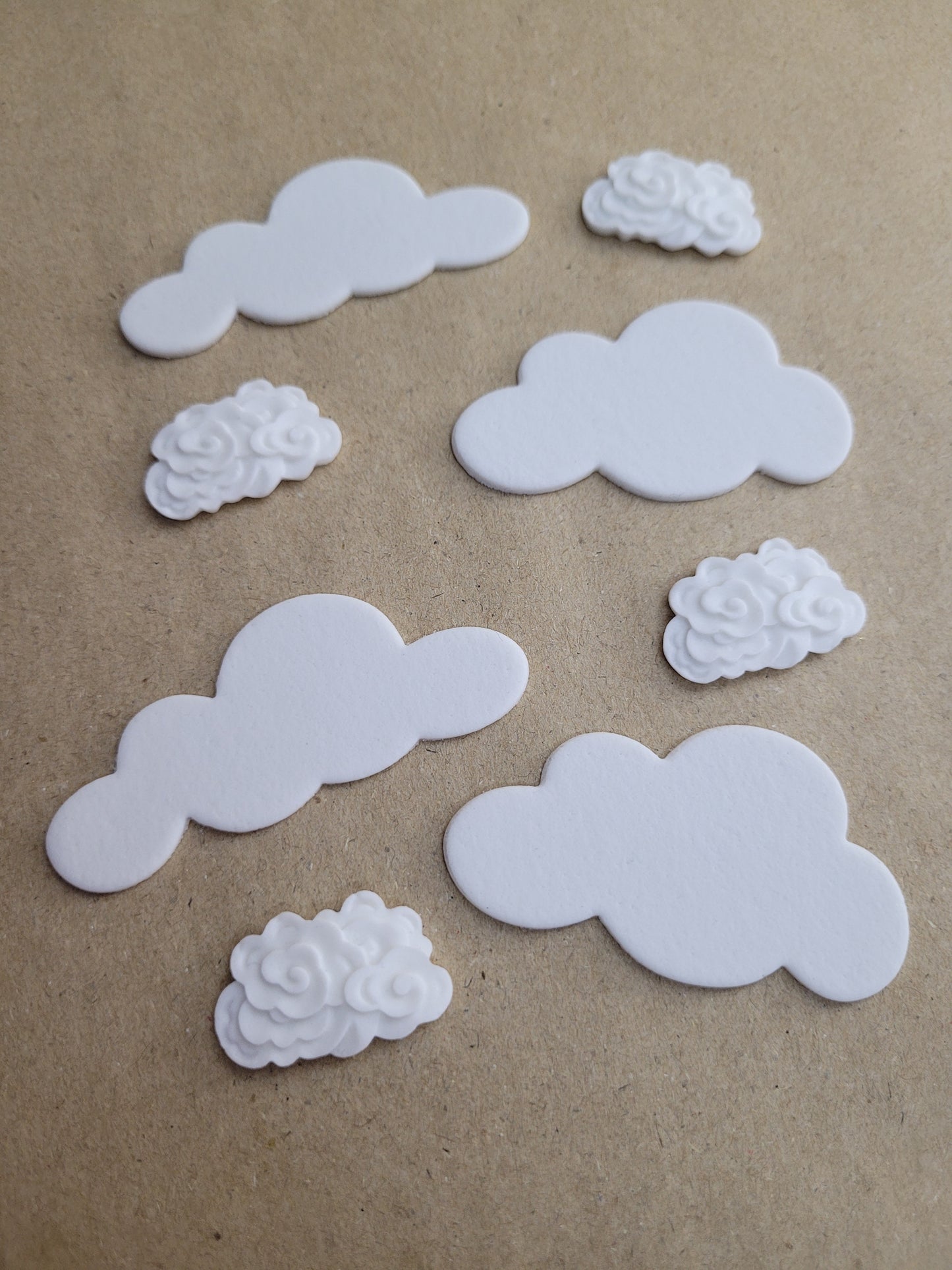 Cloud Set 8pcs Edible Cake Decorations