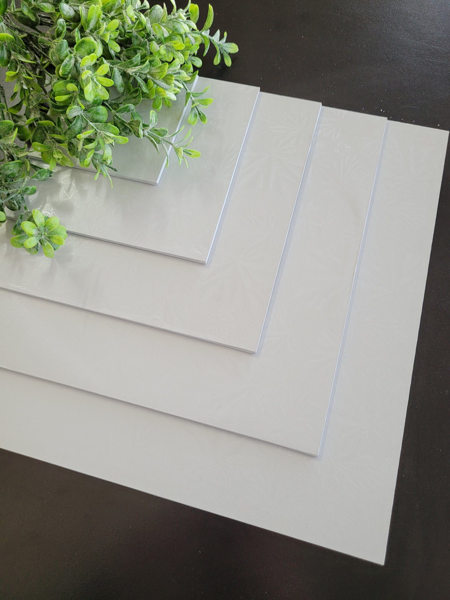 White Square Masonite Cake Boards