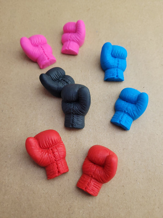 Boxing Gloves Set 2pcs Assorted Edible Cake Decorations