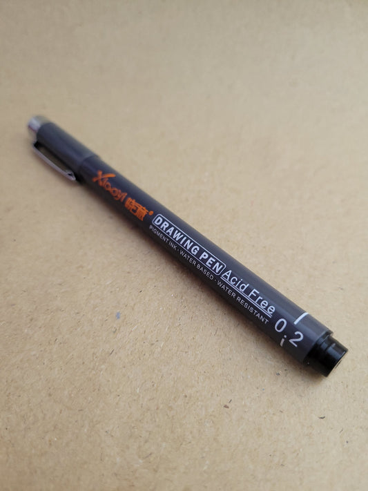 Non-Toxic Fine Tip Pen Black