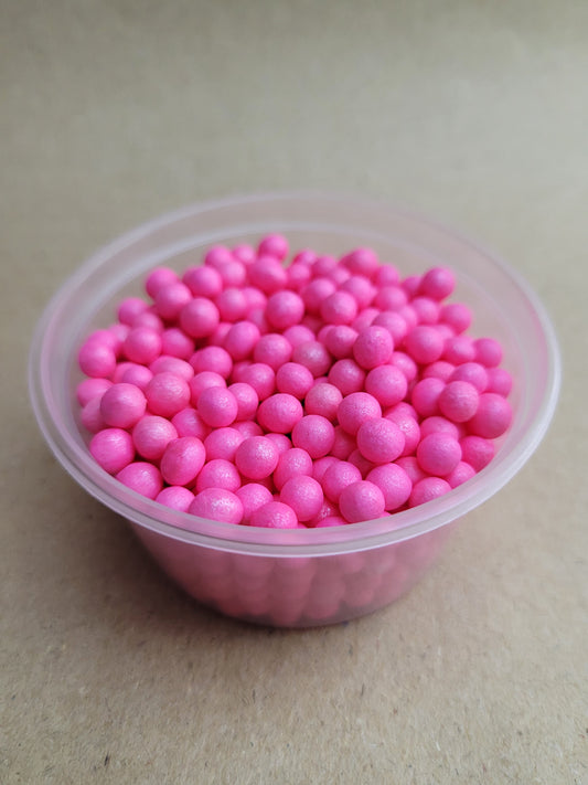 Bright Pink 4mm Pearls 60g