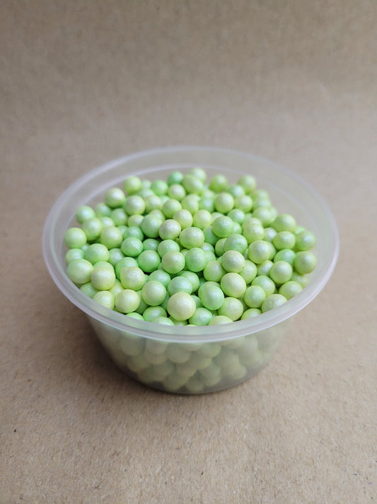 Light Green 4mm Pearls 60g