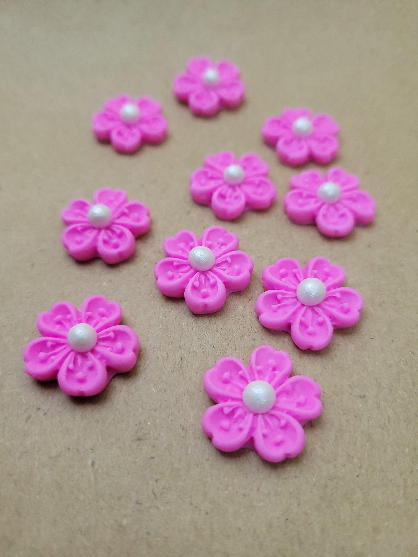 Cherry Blossom Flower - Pink 10pcs Edible Cake Decorations