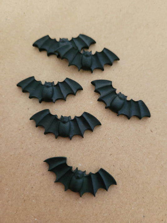 Bats of the Night! 6pcs Edible Cake Decorations