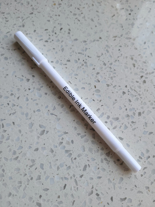 Dual Thick & Thin Tip Pen White Edible Ink Marker