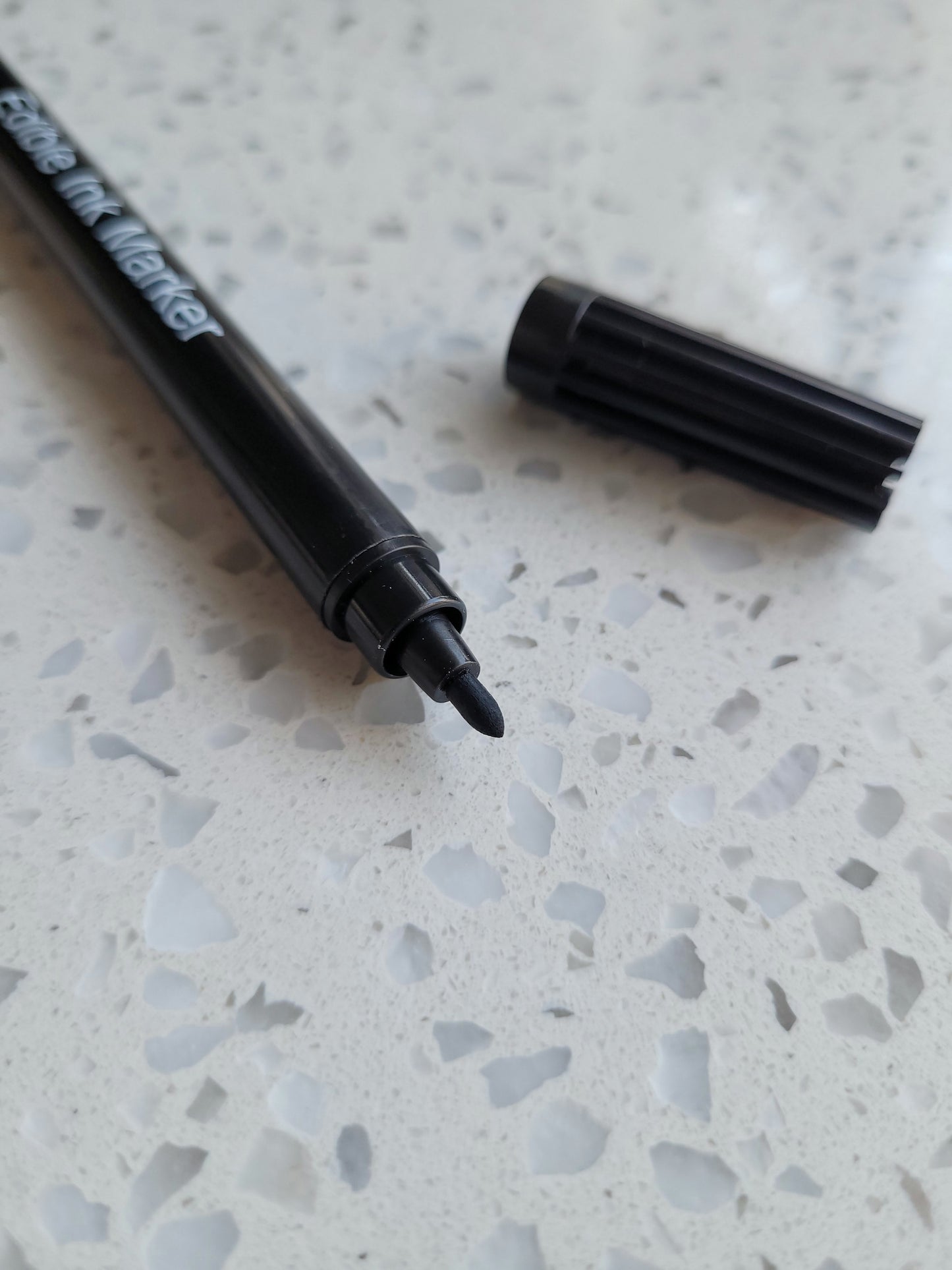 Dual Thick & Thin Tip Pen Black Edible Ink Marker