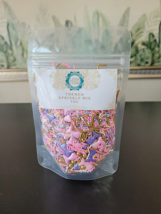 Themed Sprinkle Mix 75g - Gold Mermaid Inspired