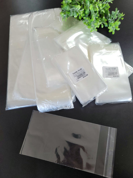 Self Seal Clear Plastic Bags