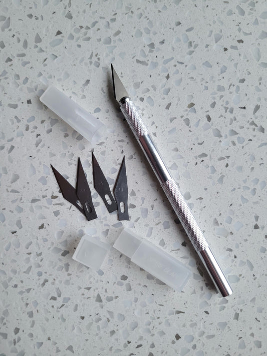 Fondant / Craft Knife & 4 Refill Blades