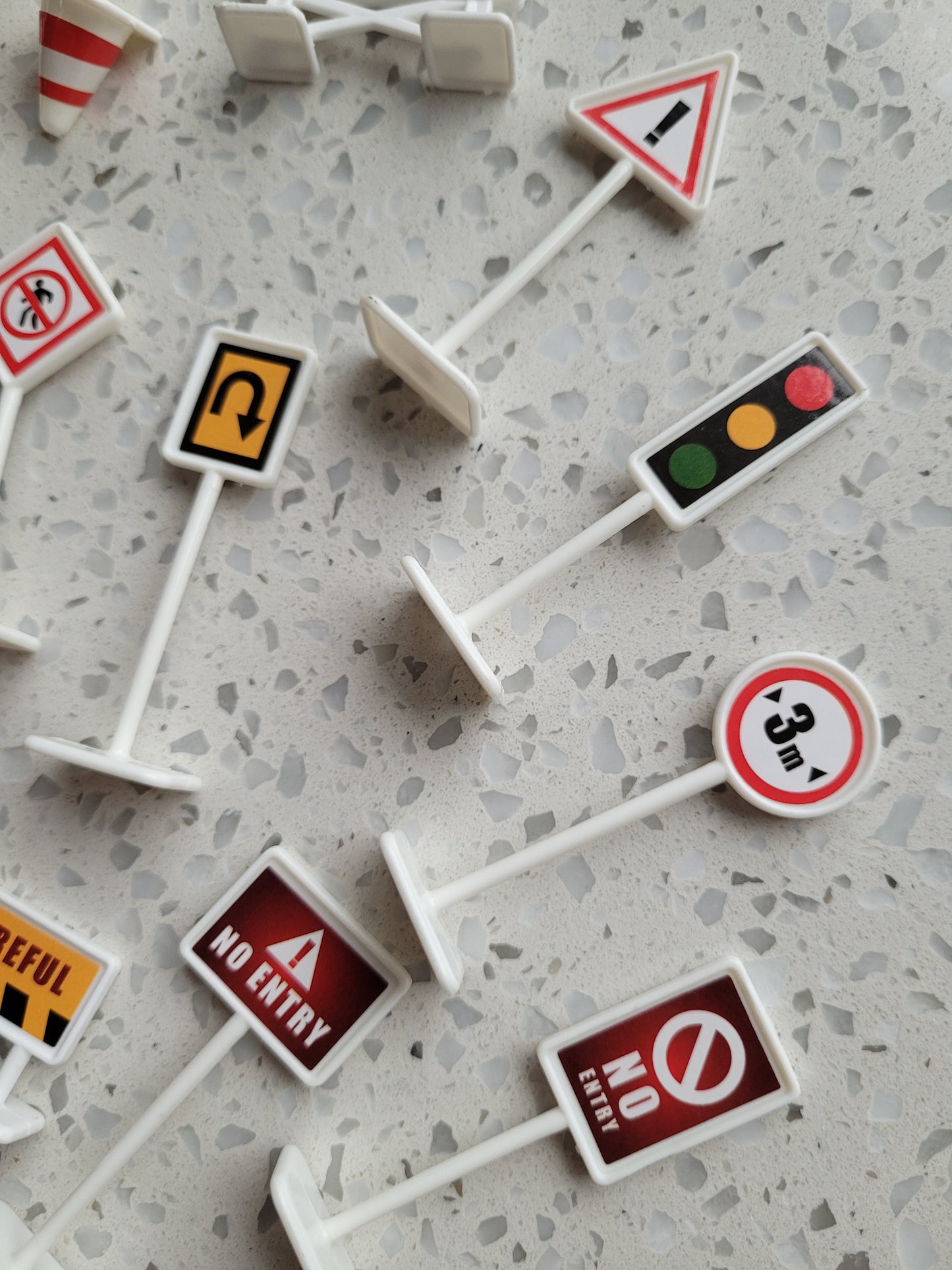 Traffic & Road Signs Cake Toppers