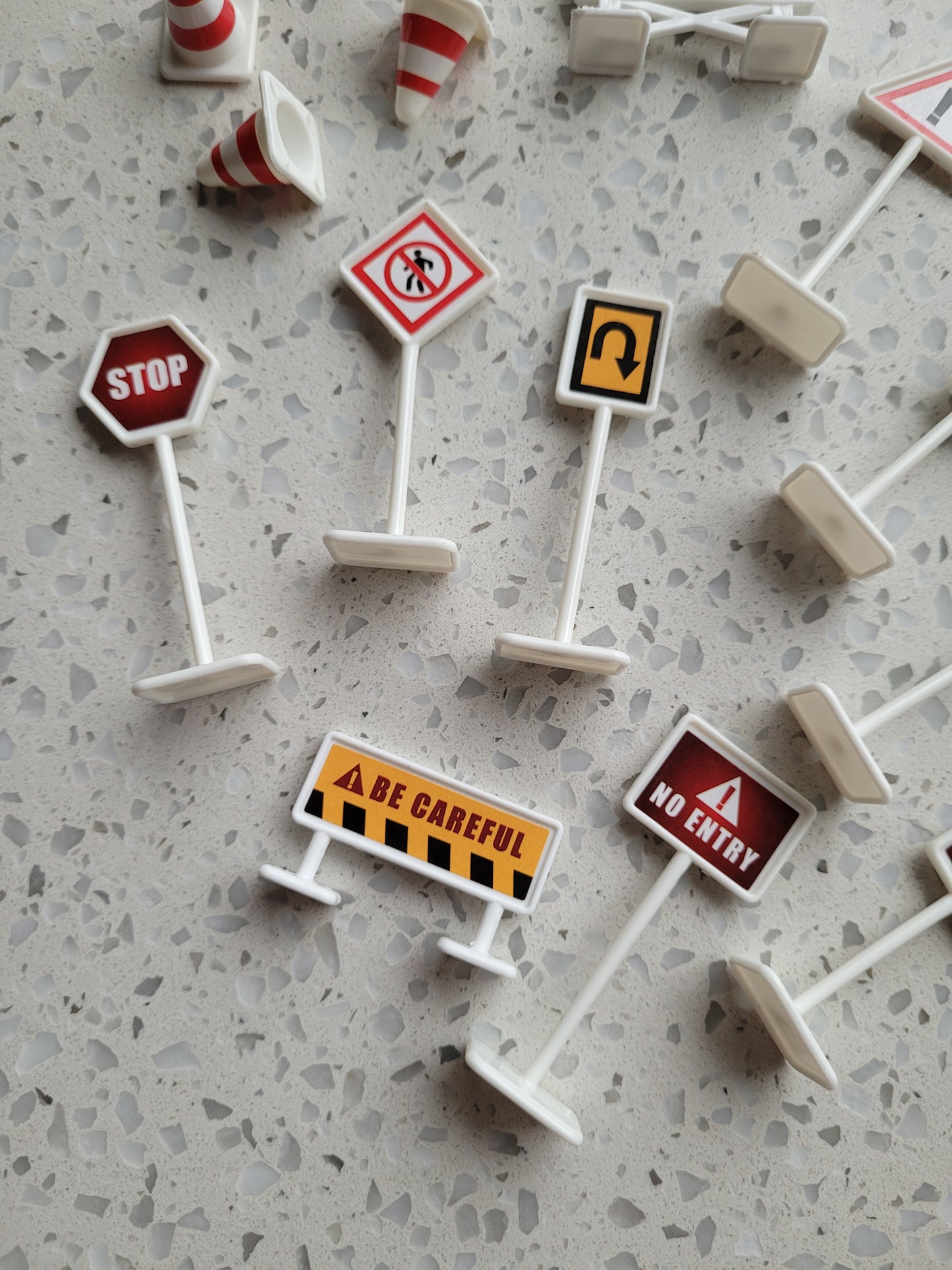 Traffic & Road Signs Cake Toppers