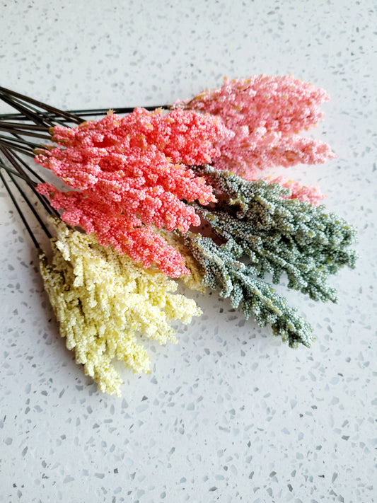 Artificial Corn Wheat Steam - Assorted Colours