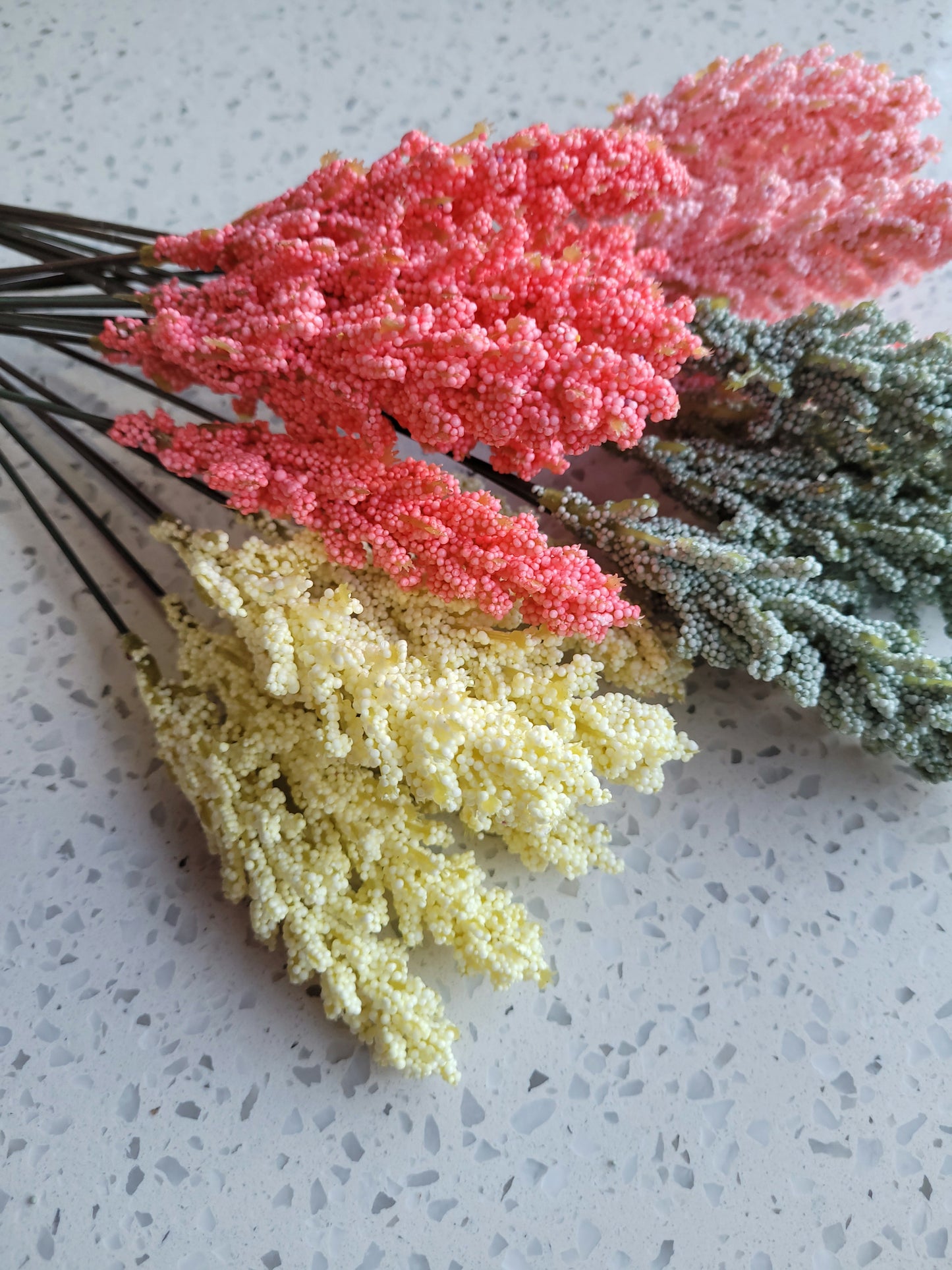 Artificial Corn Wheat Steam - Assorted Colours