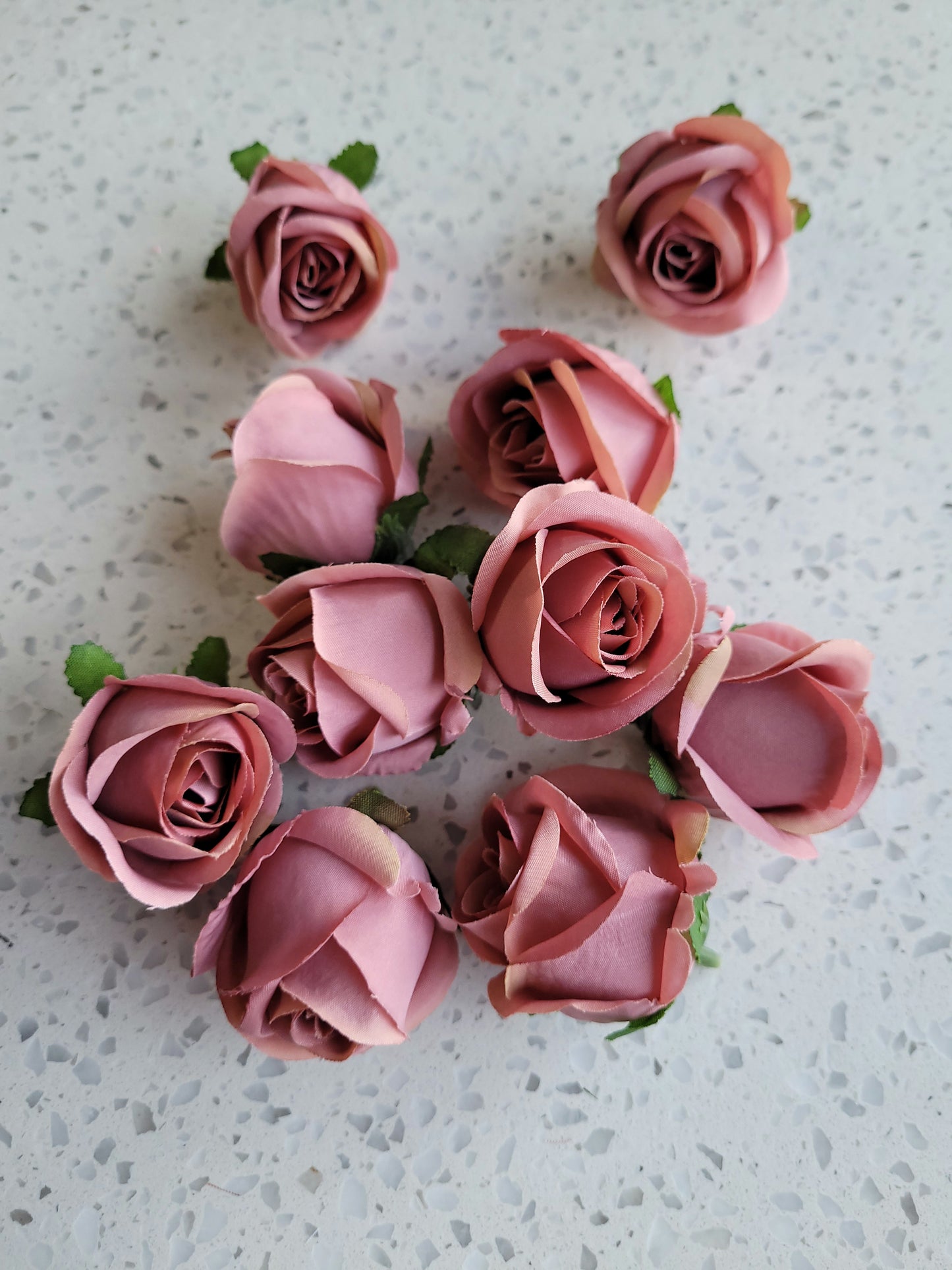 Rose Artificial Flower Head Assorted