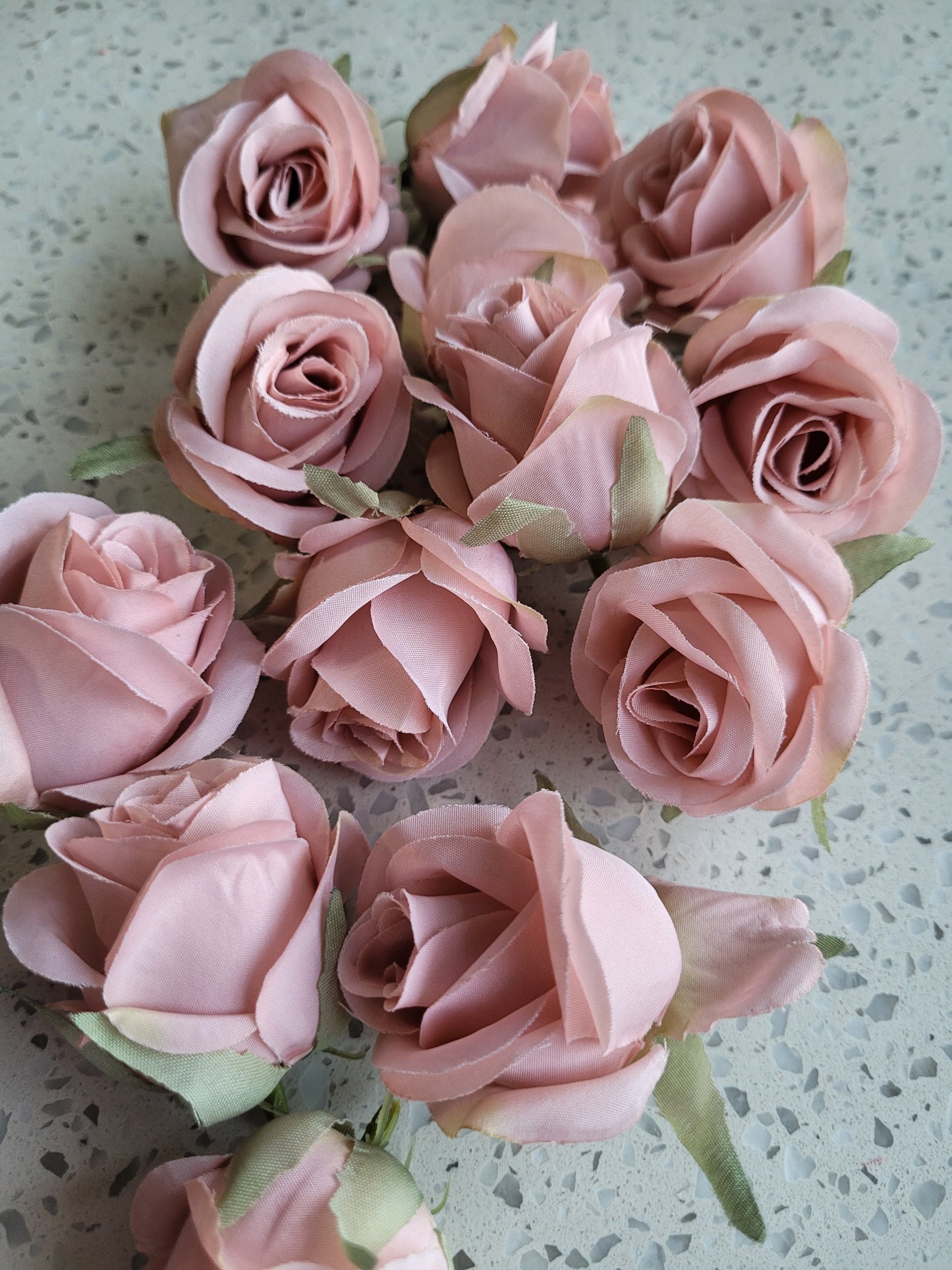 Rose Artificial Flower Head Assorted