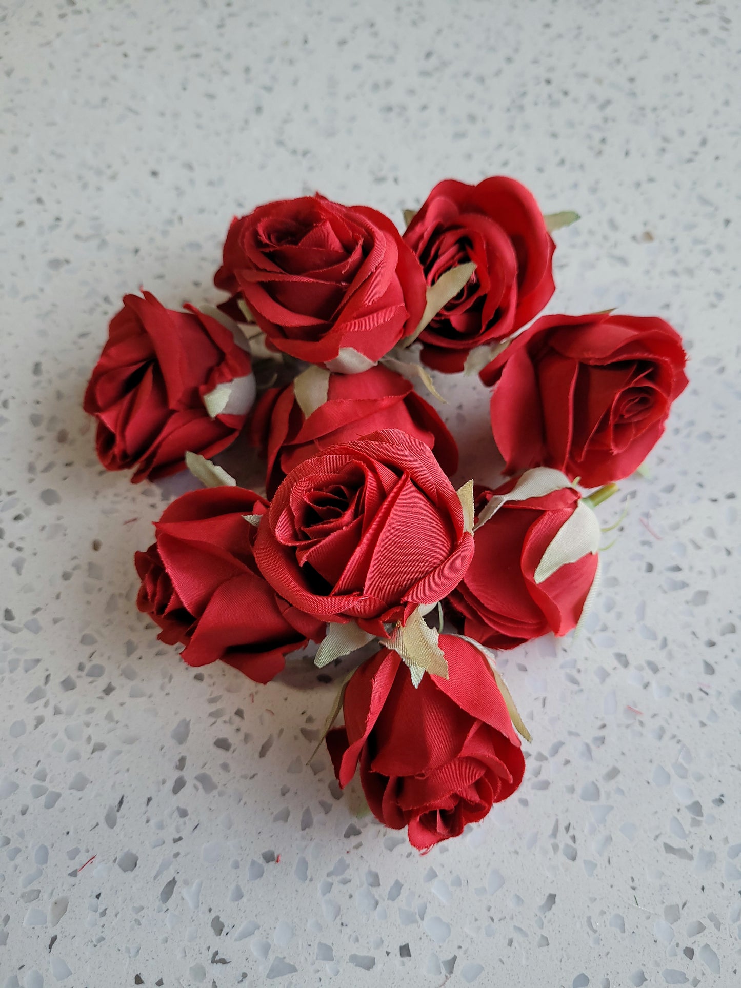 Rose Artificial Flower Head Assorted