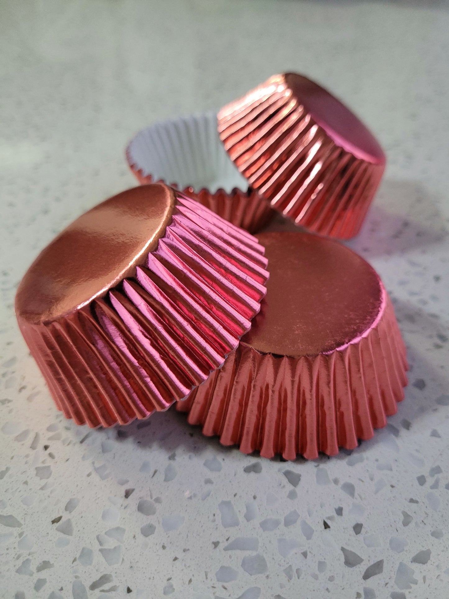 Rose Gold Foil Cupcake Holders / Casings