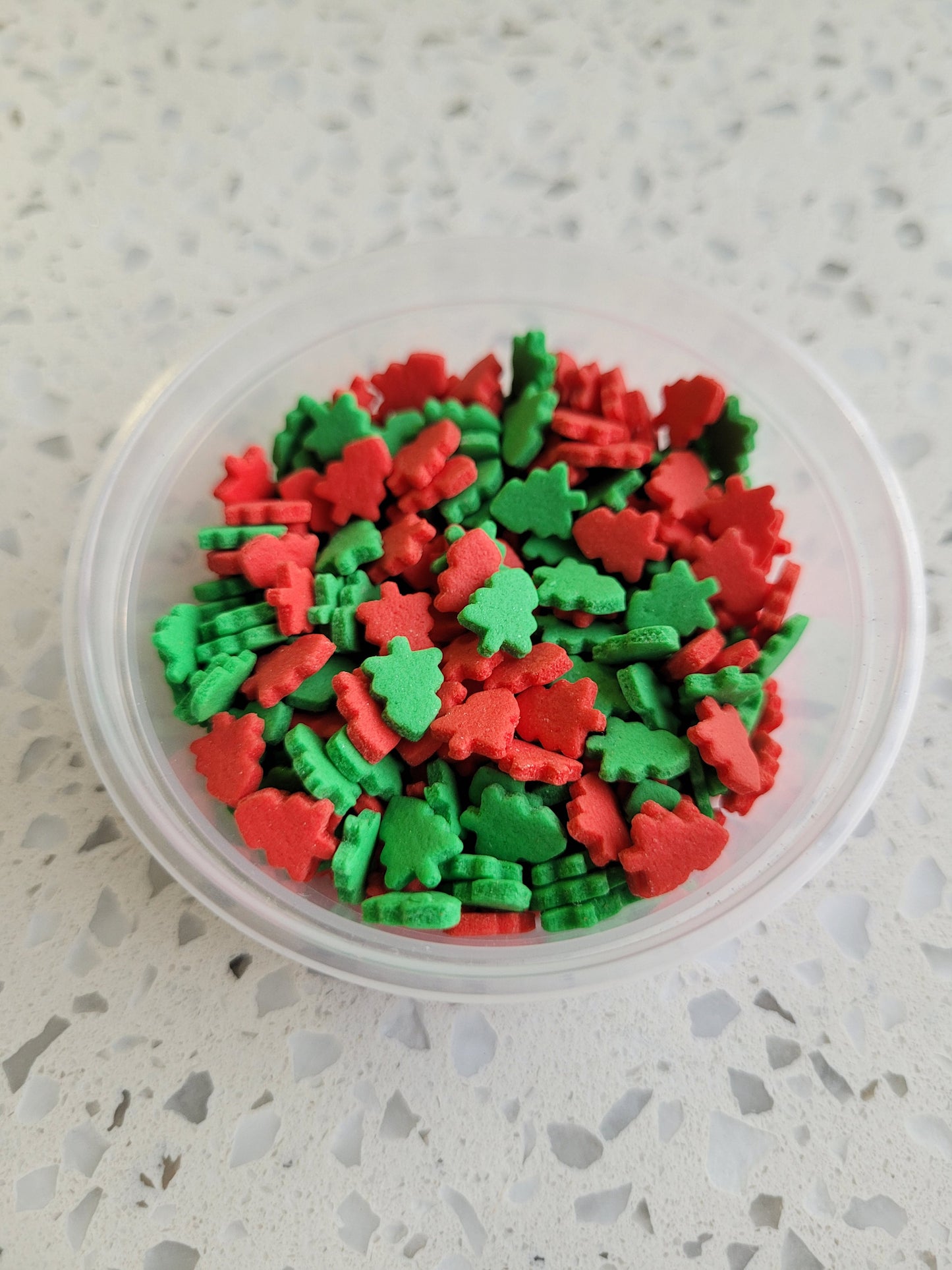 Confetti Cake Sprinkles Trees - Green & Red  20g