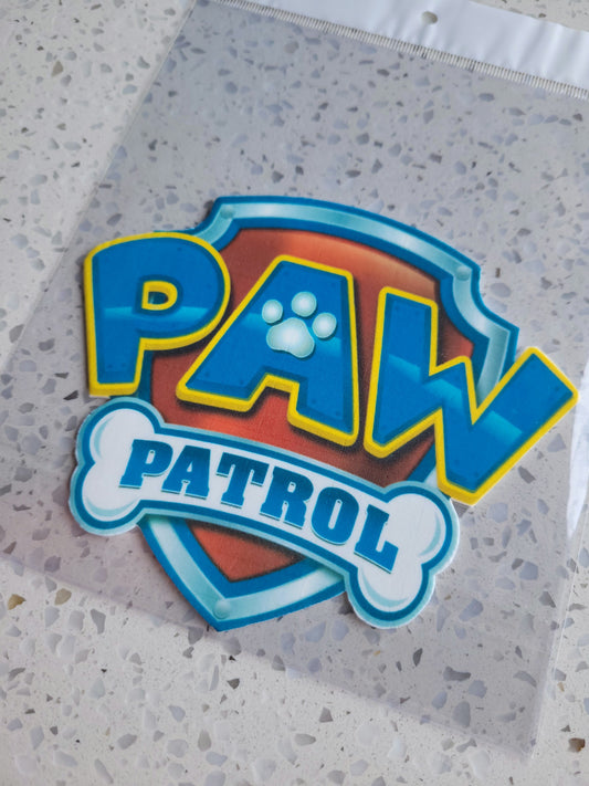 Fondant Cut Out Paw Patrol #01 Height 12.5cm