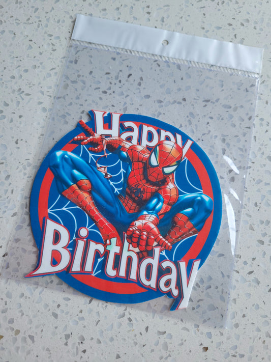 Fondant Cut Out Spiderman #05 Height 14cm