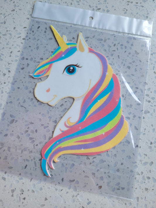 Fondant Cut Out Unicorn #01 Height 19cm