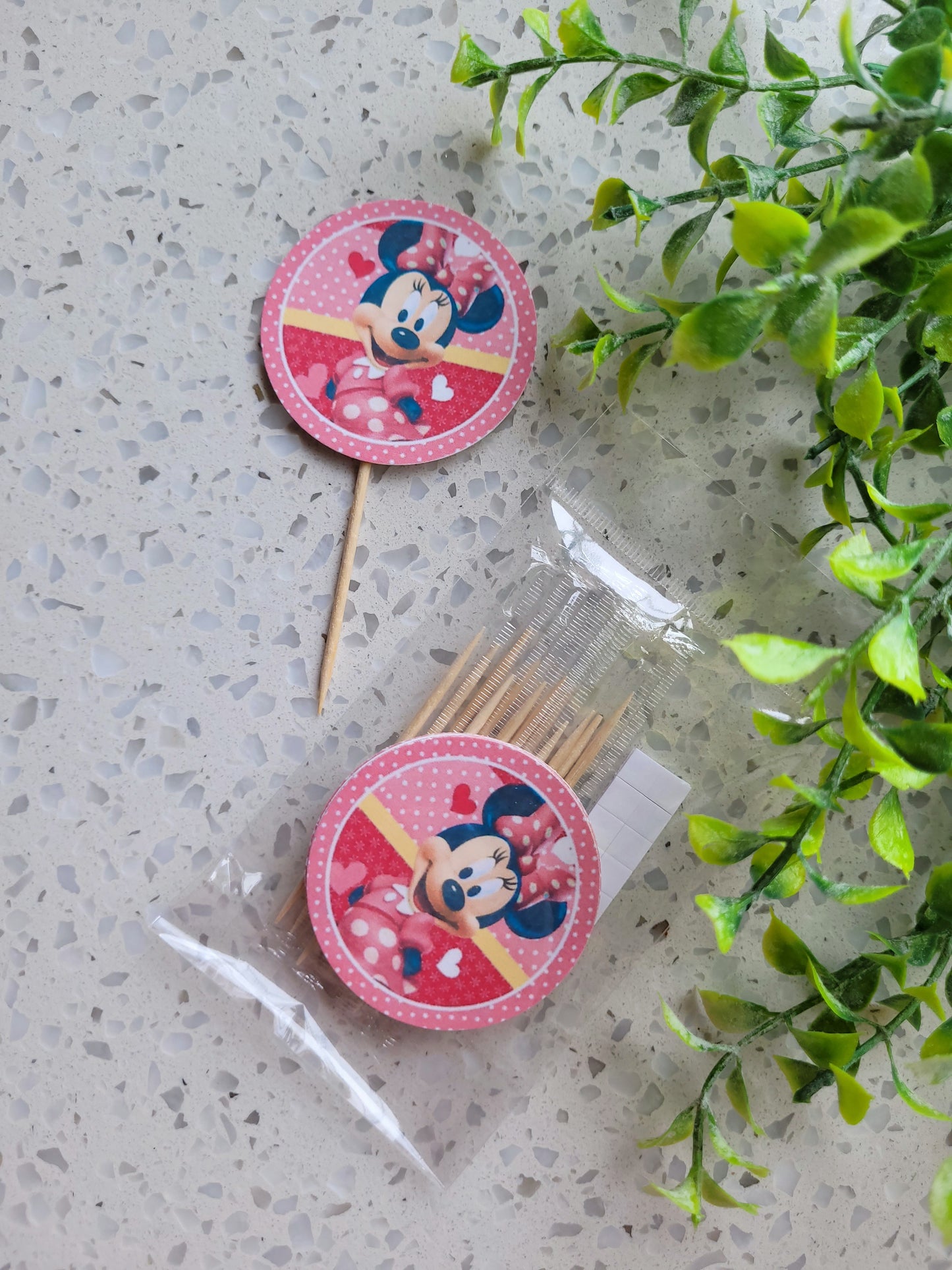 Paperboard Toppers Minnie Mouse 12s #01