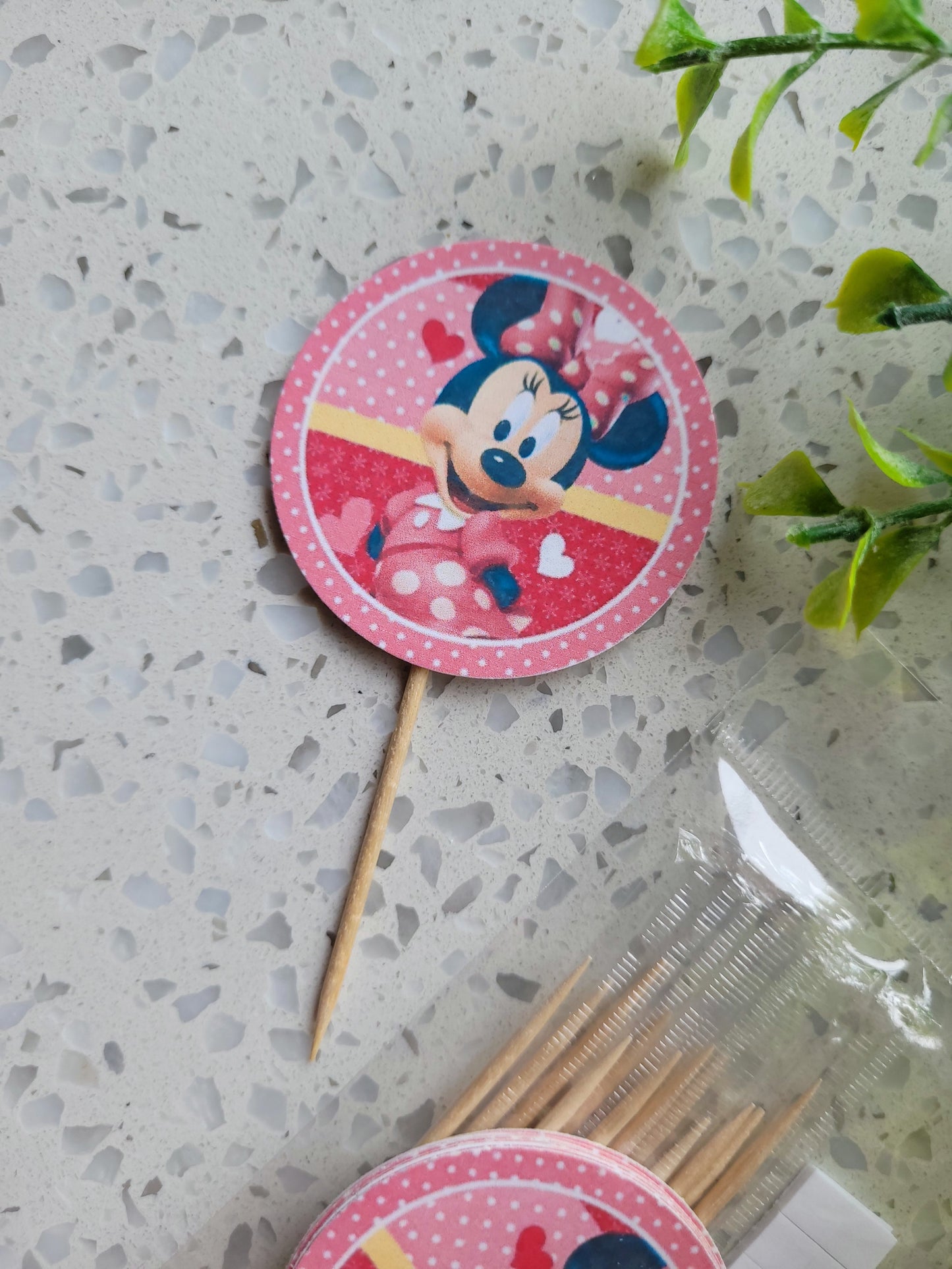 Paperboard Toppers Minnie Mouse 12s #01