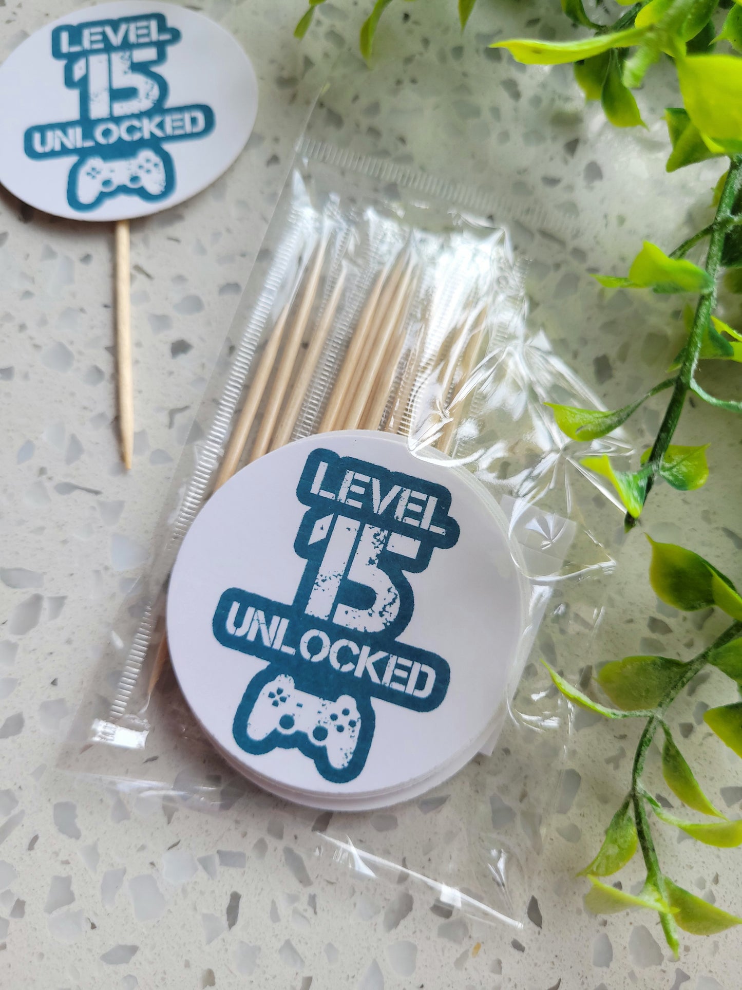 Paperboard Toppers Gaming Level Up 15 12s #01