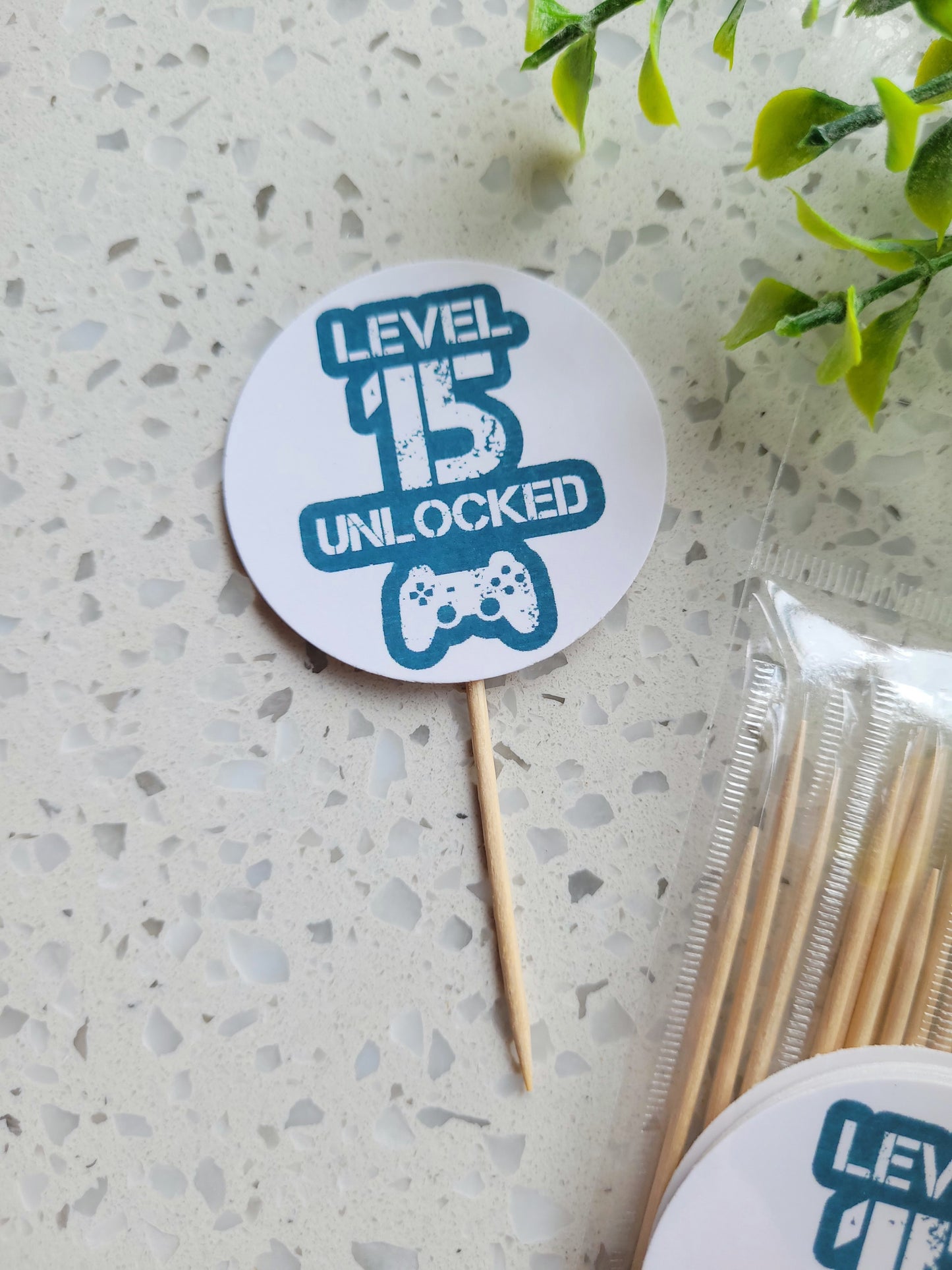 Paperboard Toppers Gaming Level Up 15 12s #01