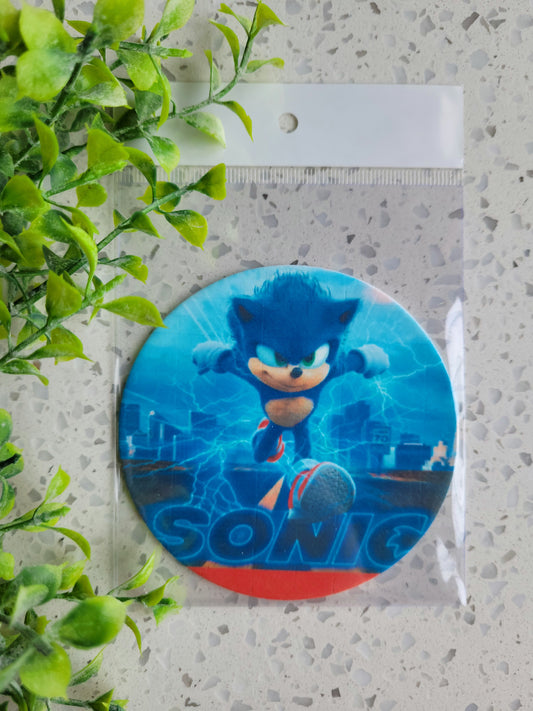 Assorted Size Fondant Topper Sonic #02