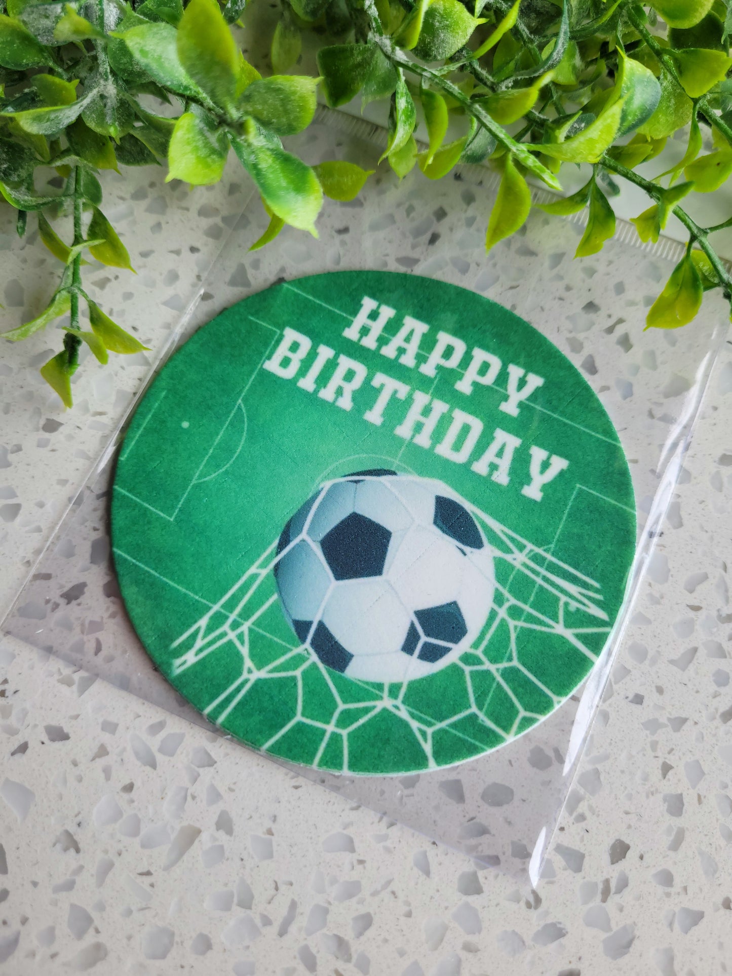 Assorted Size Fondant Topper Soccer #01