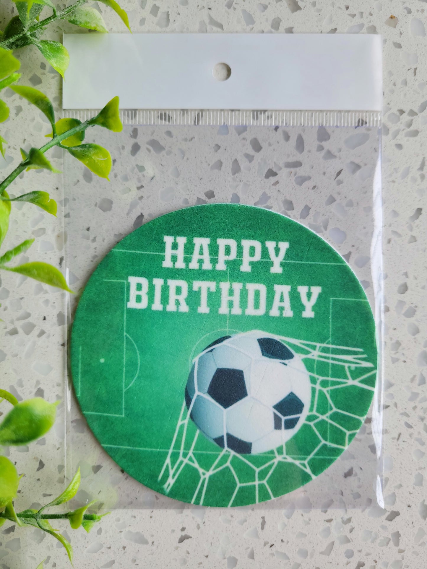 Assorted Size Fondant Topper Soccer #01