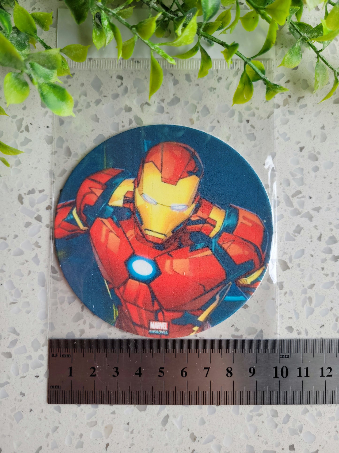 Assorted Size Fondant Topper Iron Man #01