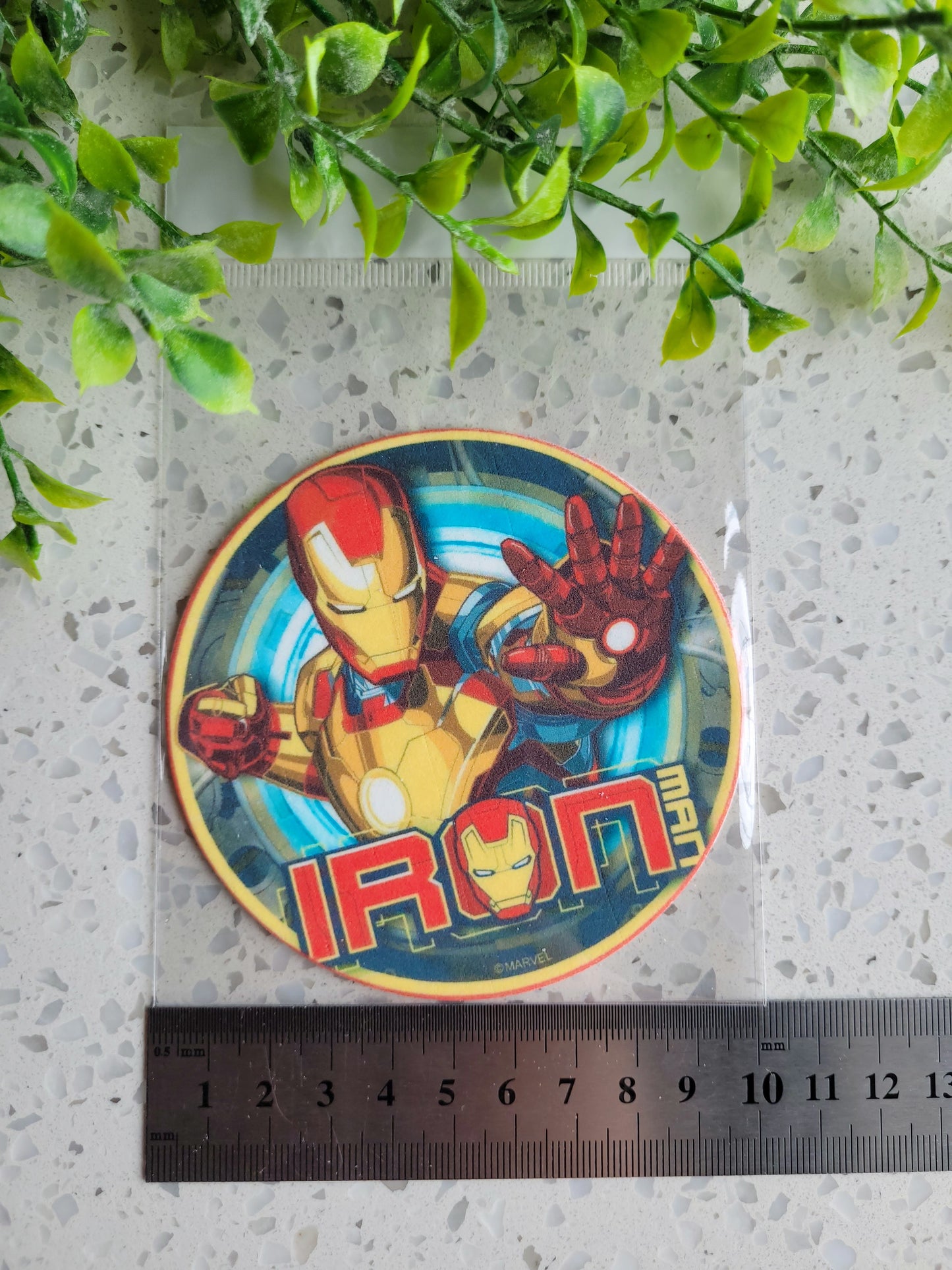 Assorted Size Fondant Topper Iron Man #02