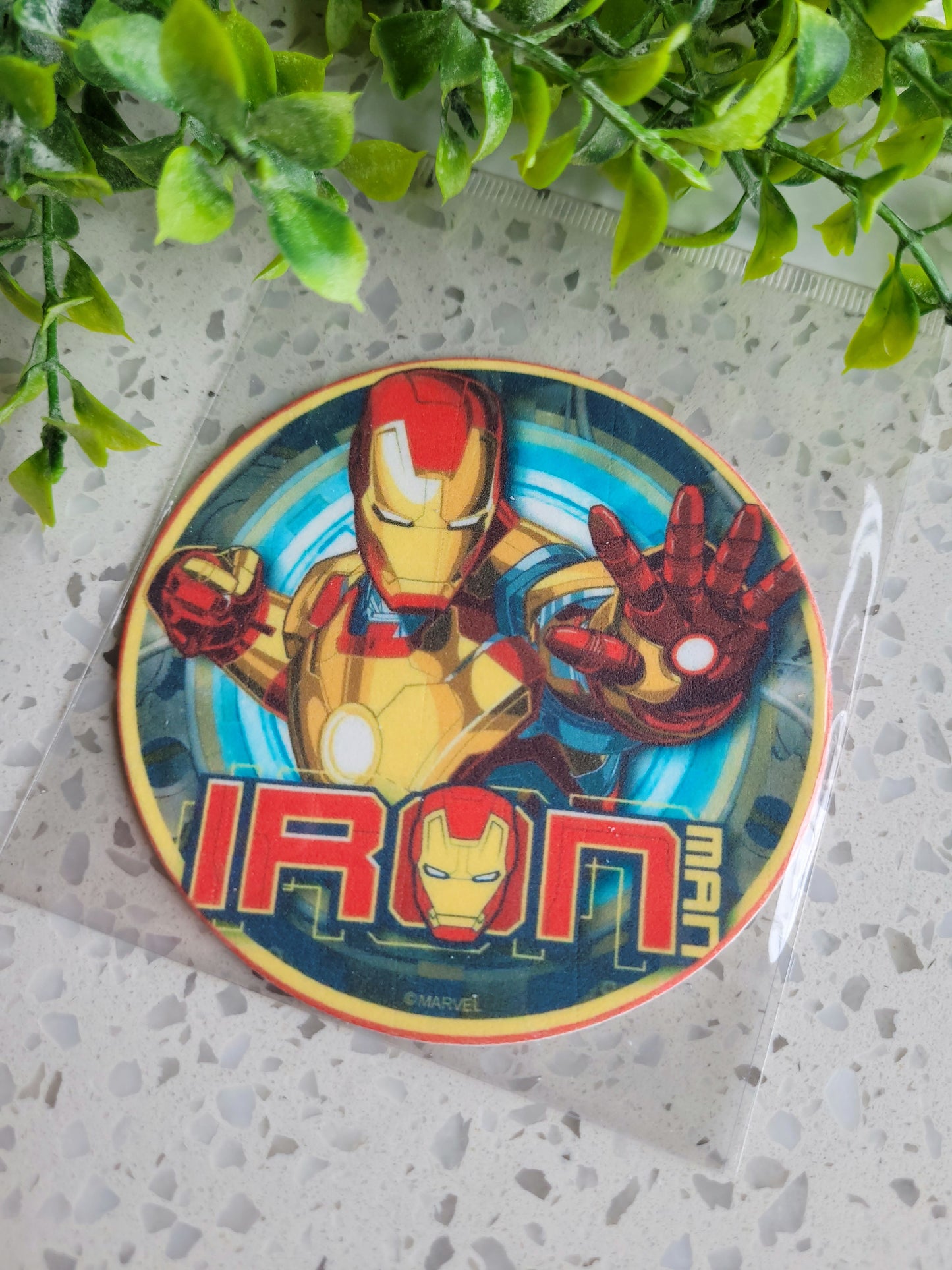 Assorted Size Fondant Topper Iron Man #02