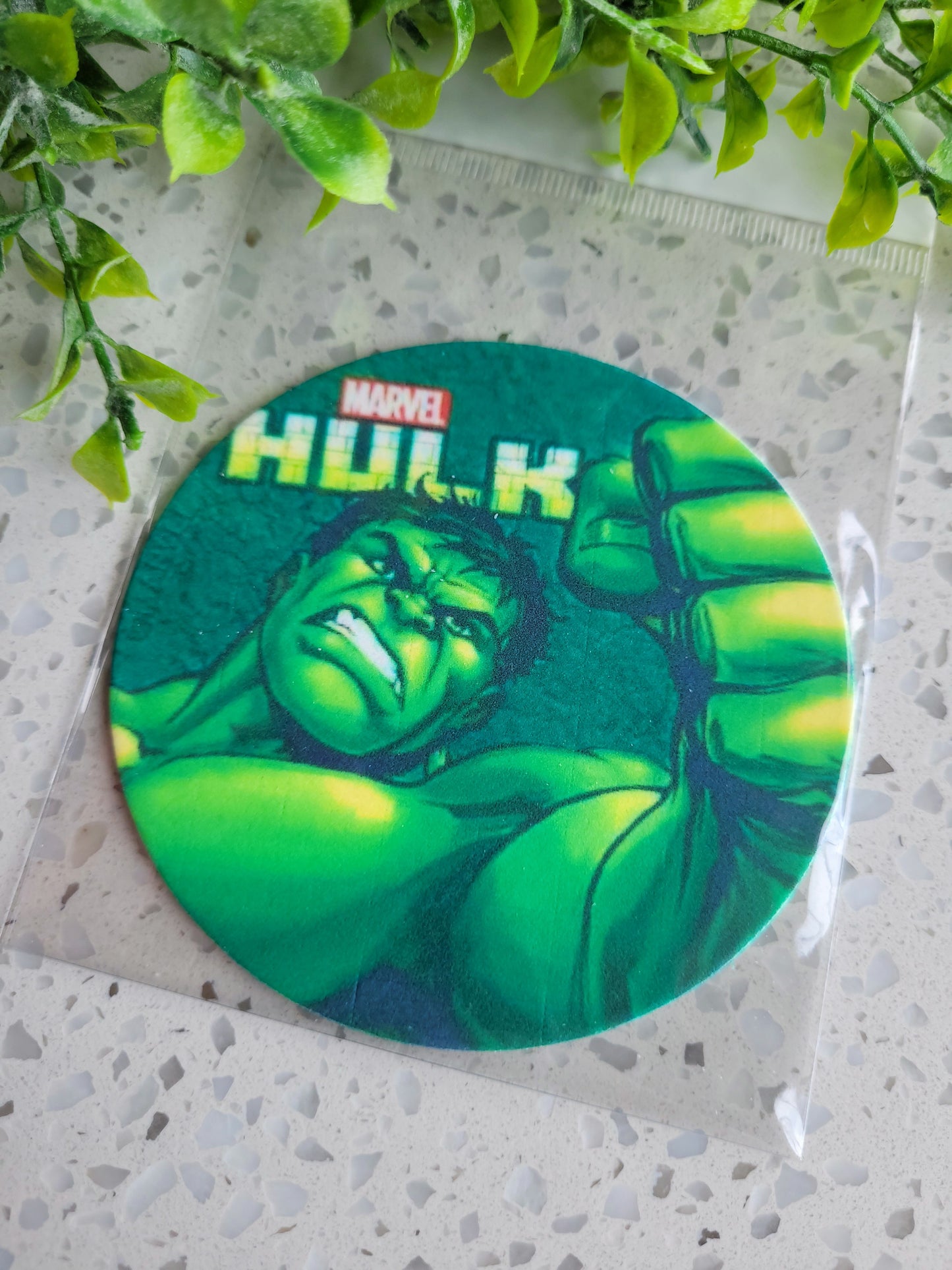 Assorted Size Fondant Topper Hulk #01