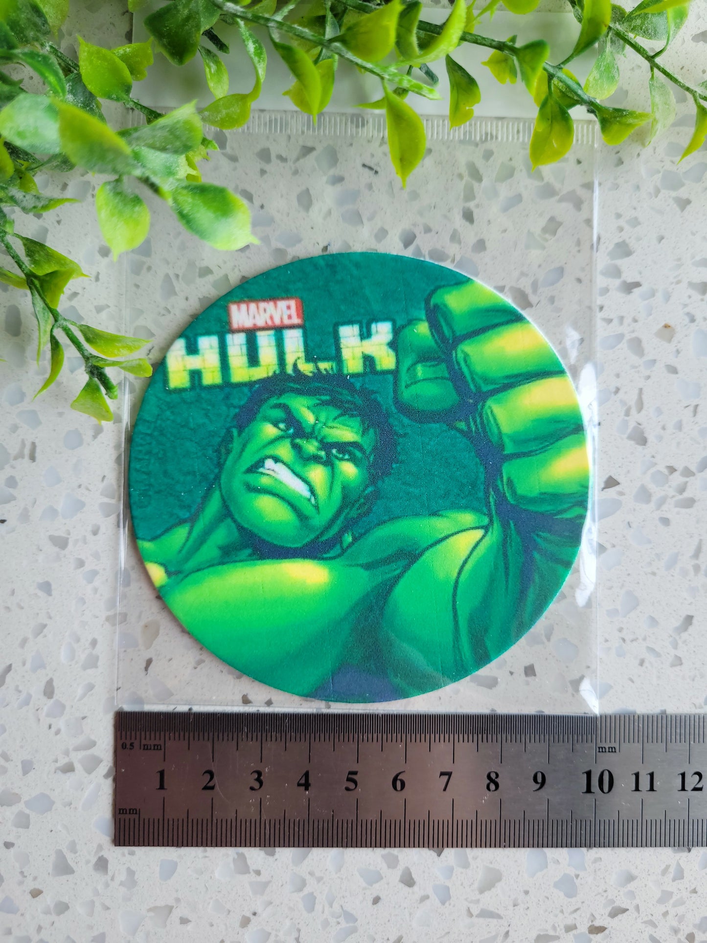 Assorted Size Fondant Topper Hulk #01