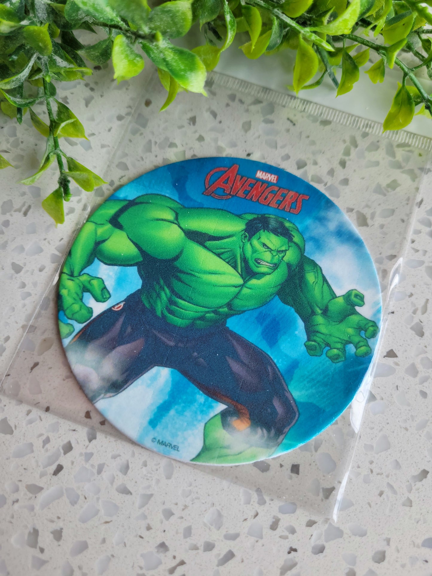 Assorted Size Fondant Topper Hulk #02