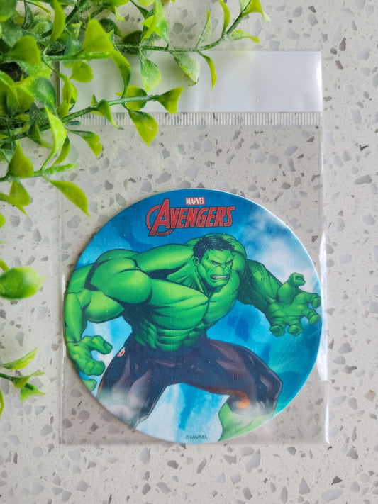 Assorted Size Fondant Topper Hulk #02