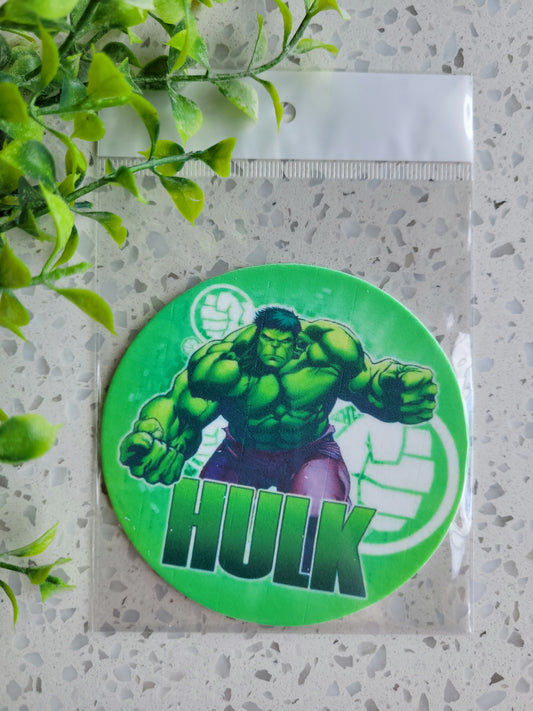 Assorted Size Fondant Topper Hulk #03