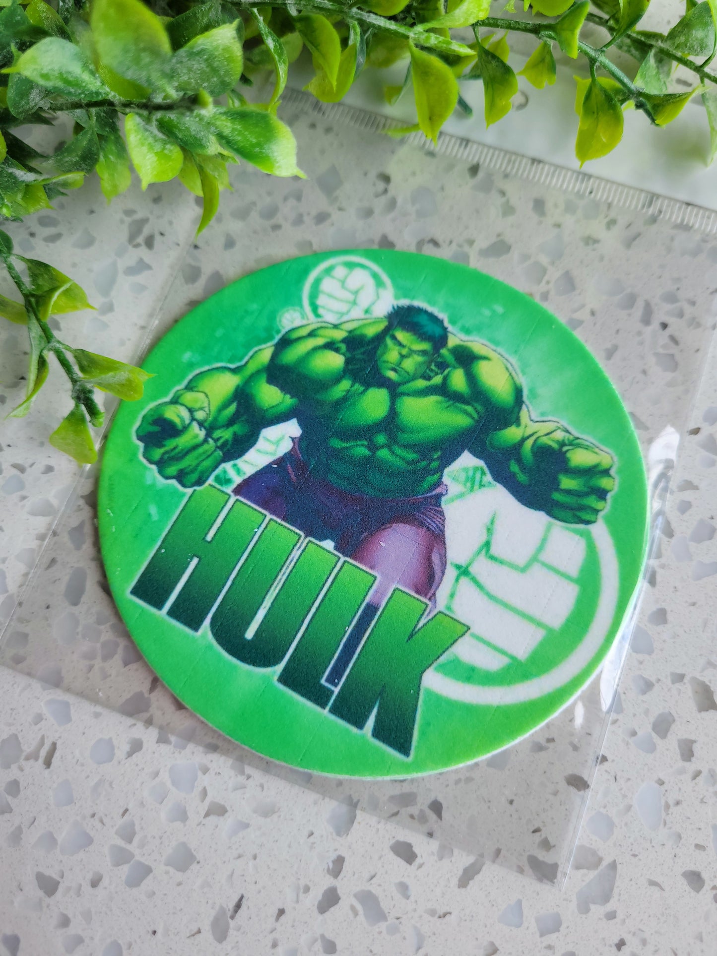 Assorted Size Fondant Topper Hulk #03