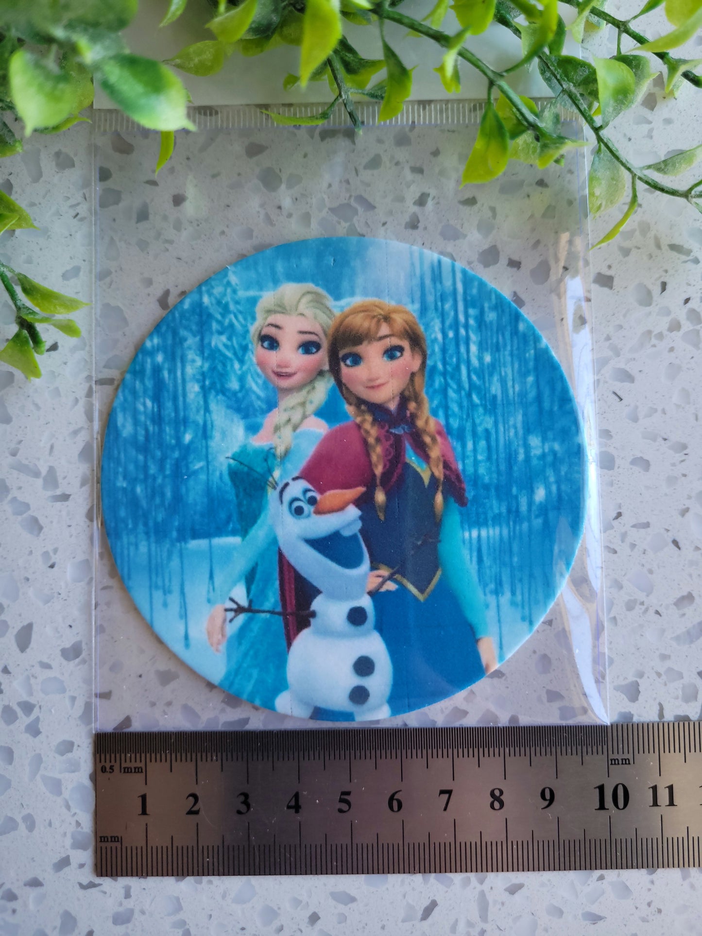 Assorted Size Fondant Topper Frozen #04