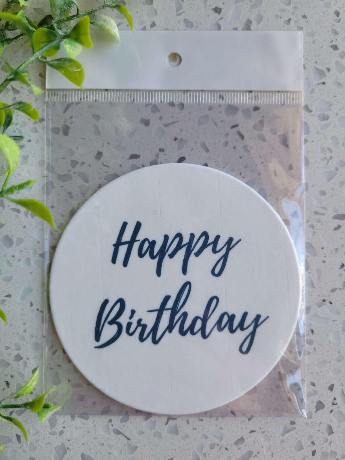 Assorted Size Fondant Topper Font Happy Birthday #02