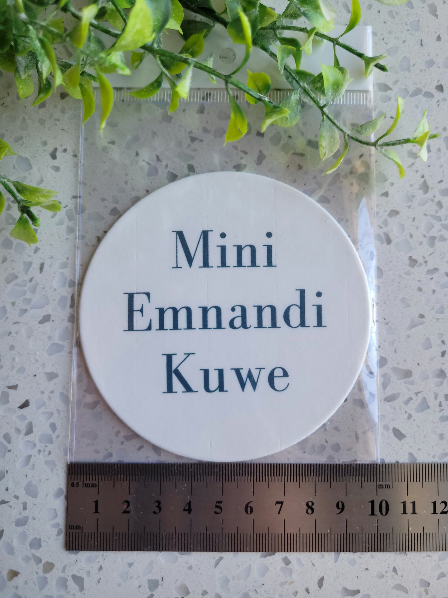 Assorted Size Fondant Topper Font Mini Emnandi Kuwe #01