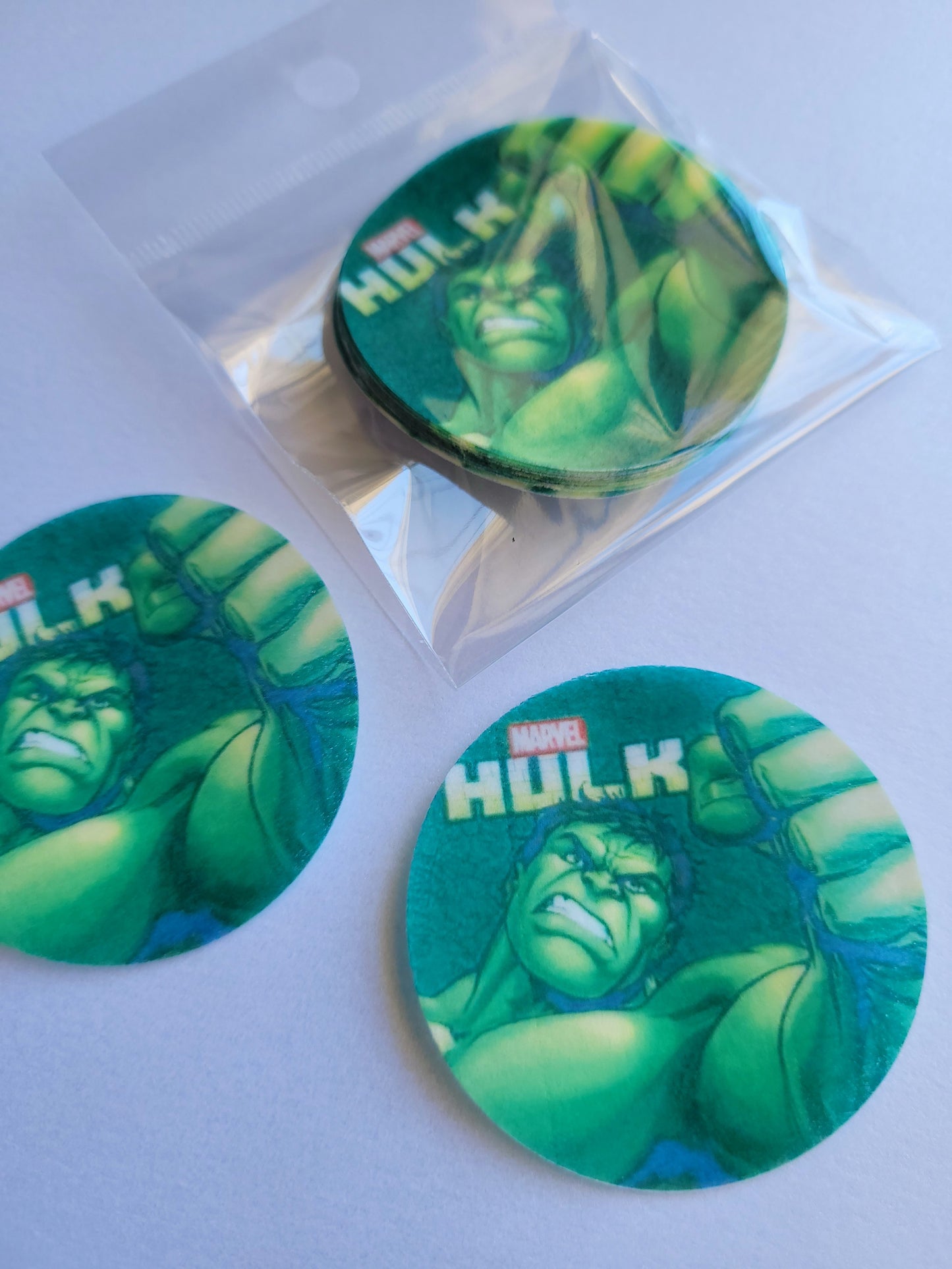 Edible Wafer Paper Pre-cut Toppers Hulk #03