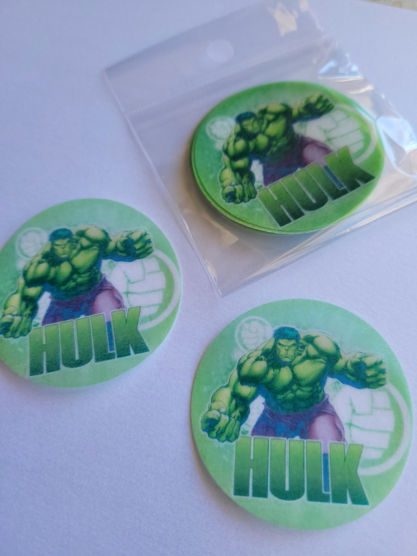 Edible Wafer Paper Pre-cut Toppers Hulk #02