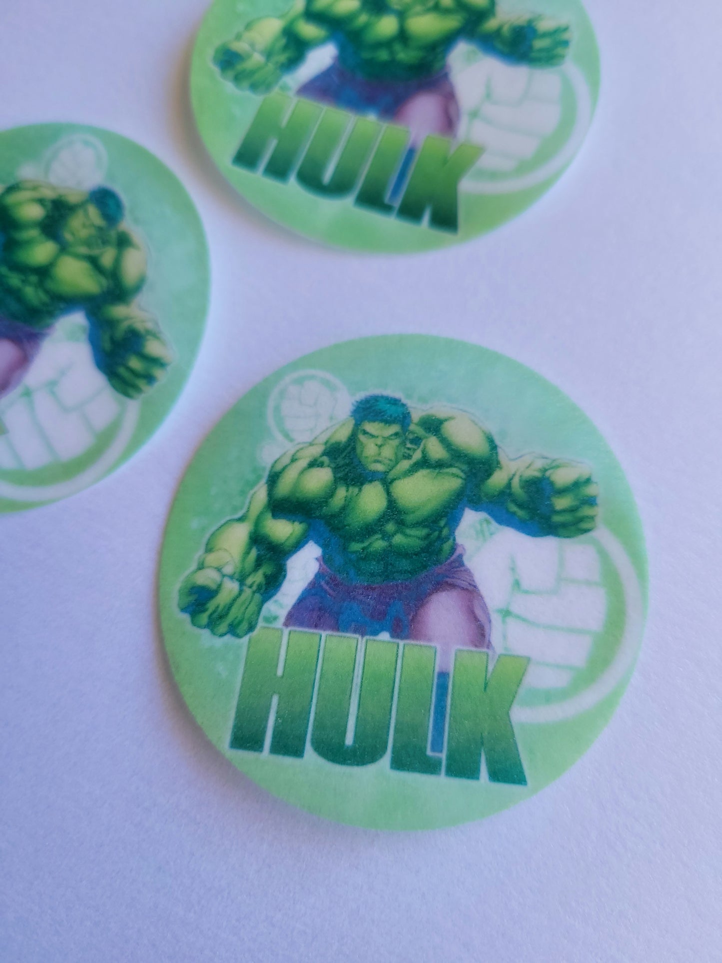 Edible Wafer Paper Pre-cut Toppers Hulk #02