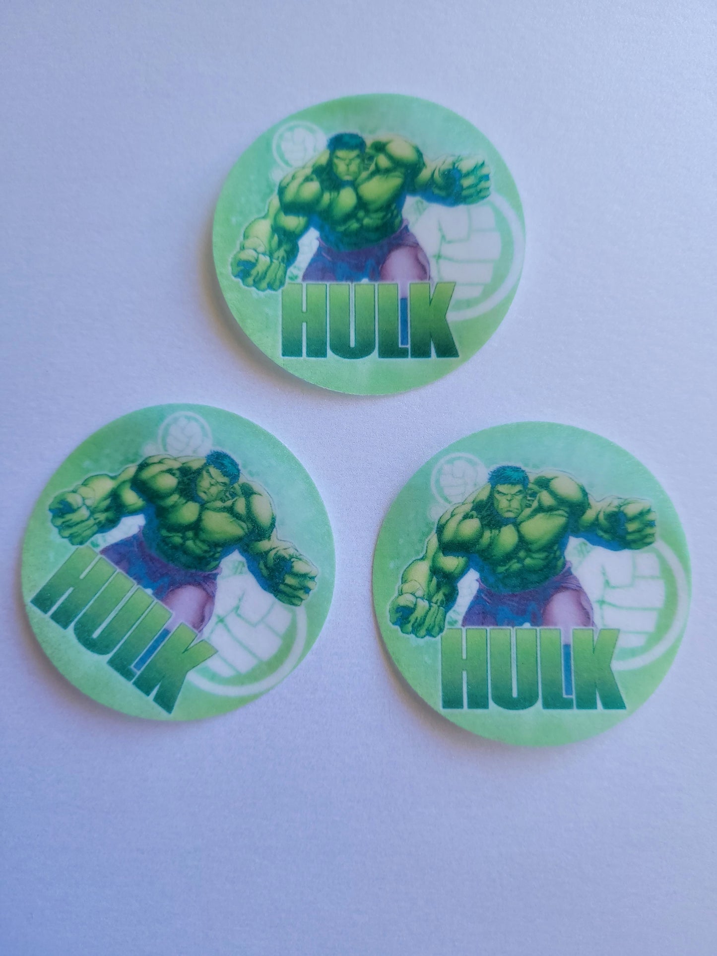 Edible Wafer Paper Pre-cut Toppers Hulk #02